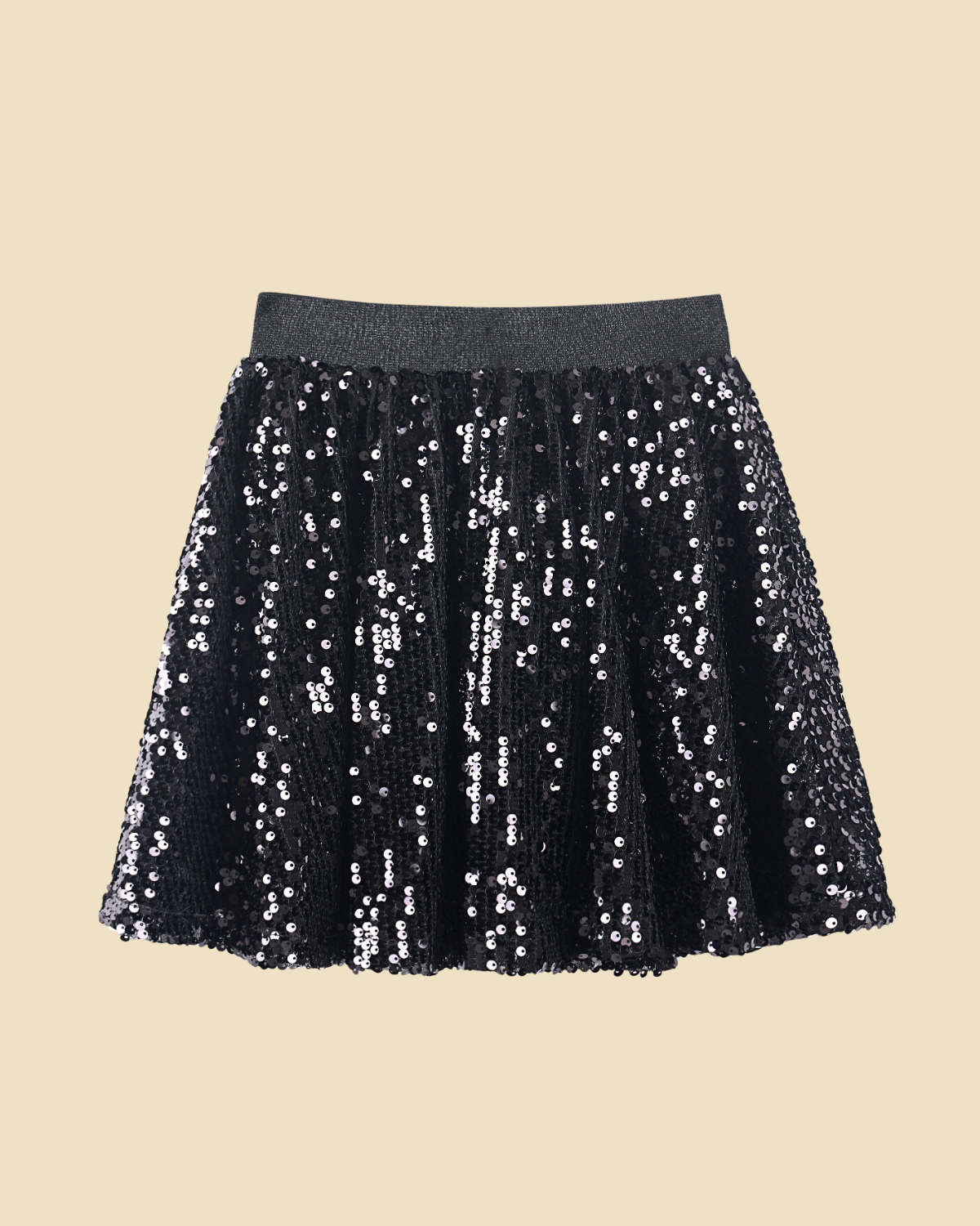 Girls Sequin Mini Skirt