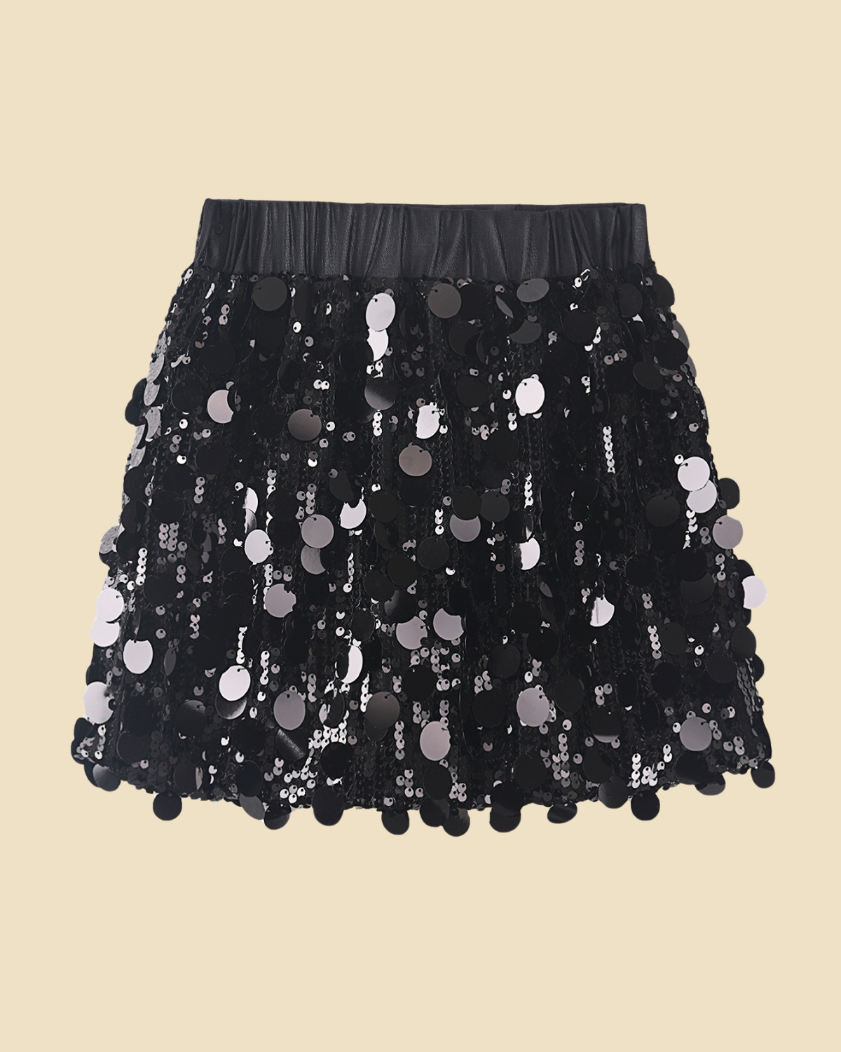 Girls Sequin Mini Skirt