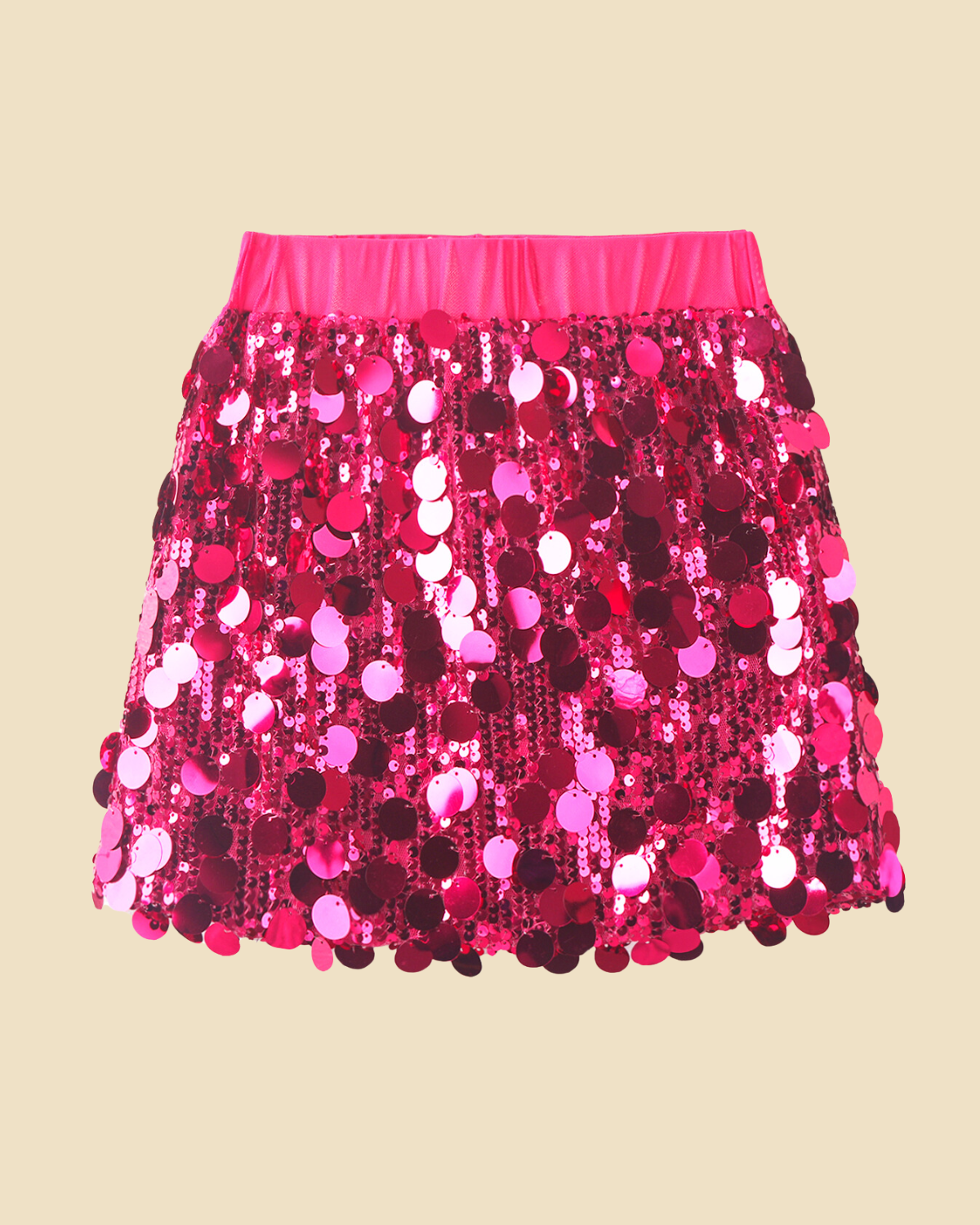 Girls Sequin Mini Skirt