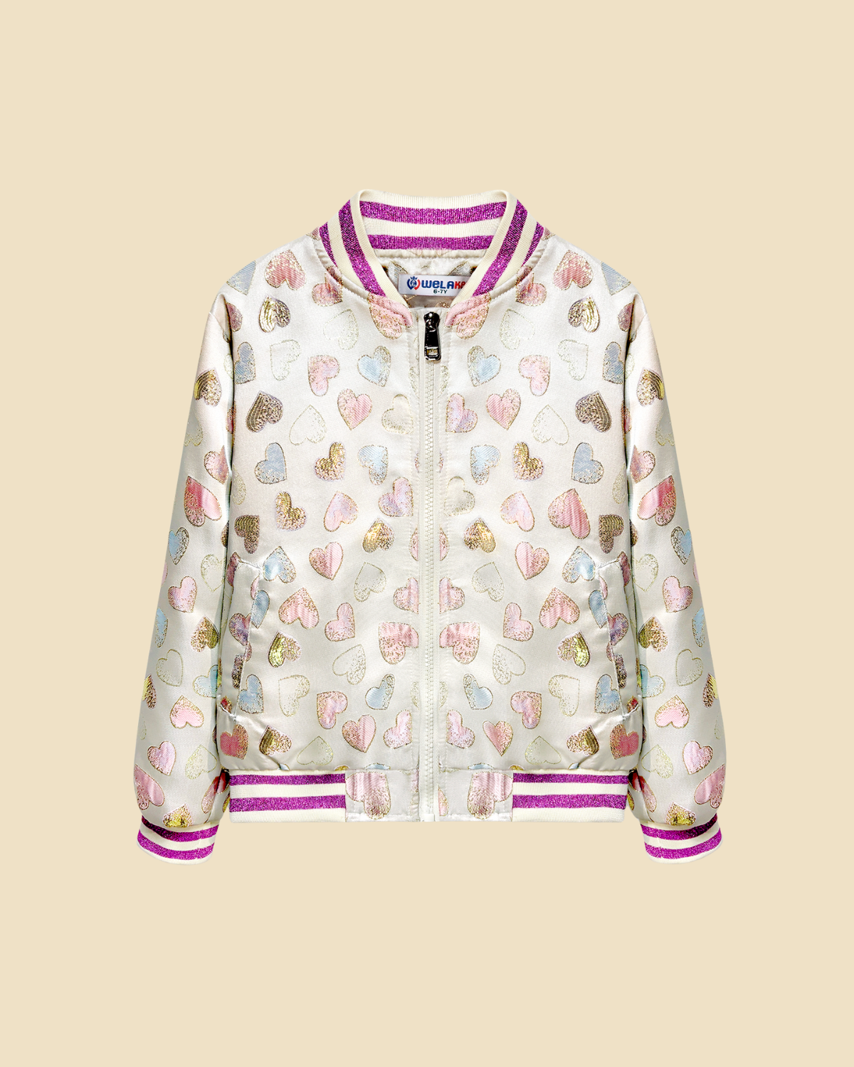 Lightweight Printed Bomber Jacket