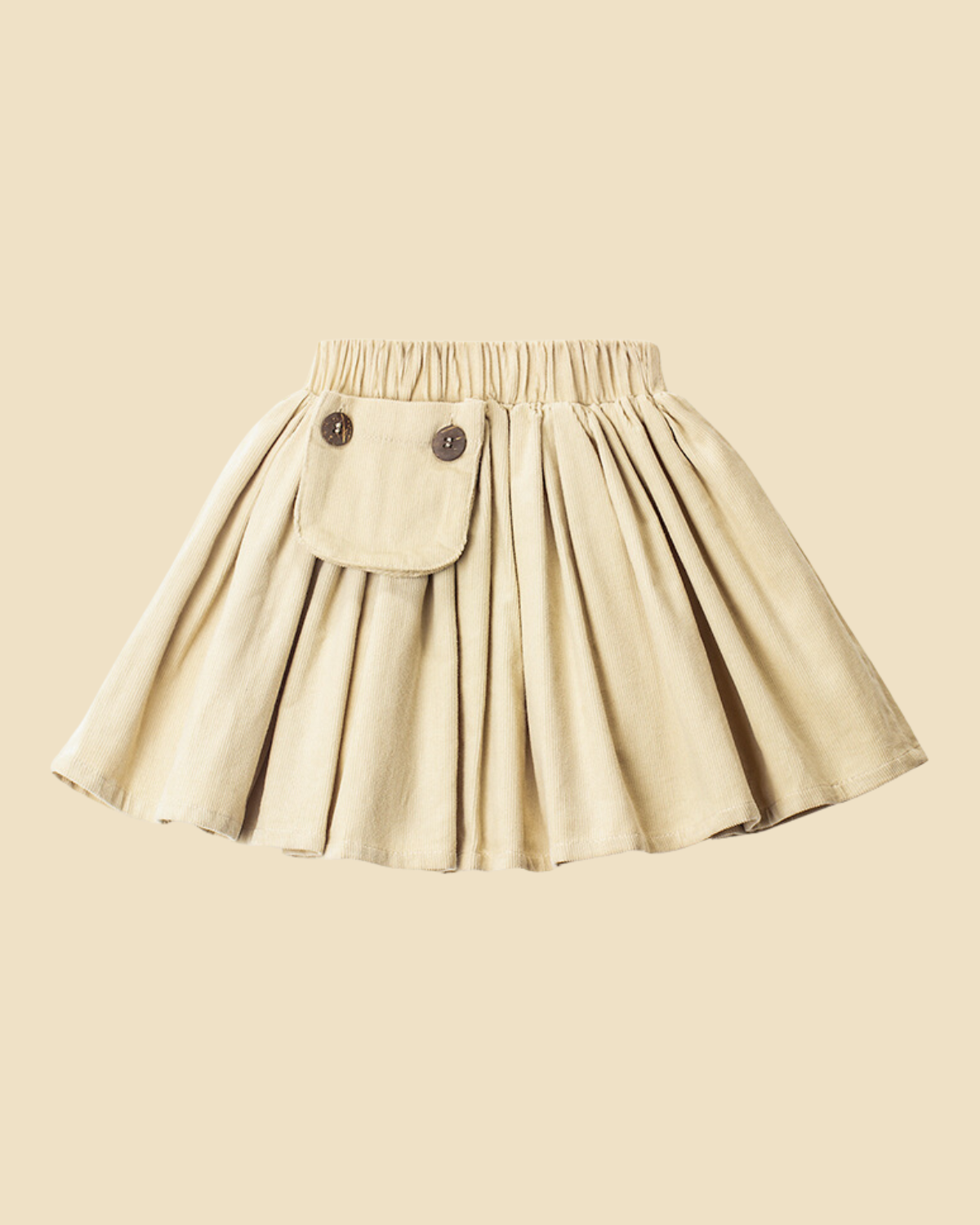 Stylish in Every Twirl: Velvet Mini Skirt for Girls